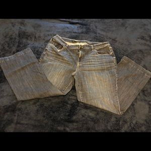 Vera Wang 20W mid rise bootcut jeans